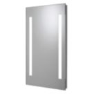 Croydex Thornton  Battery-Powered Rectangular Illuminated Mirror With 413lm LED Light 400mm x 600mm