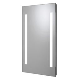 Croydex Thornton  Battery-Powered Rectangular Illuminated Mirror With 413lm LED Light 400mm x 600mm