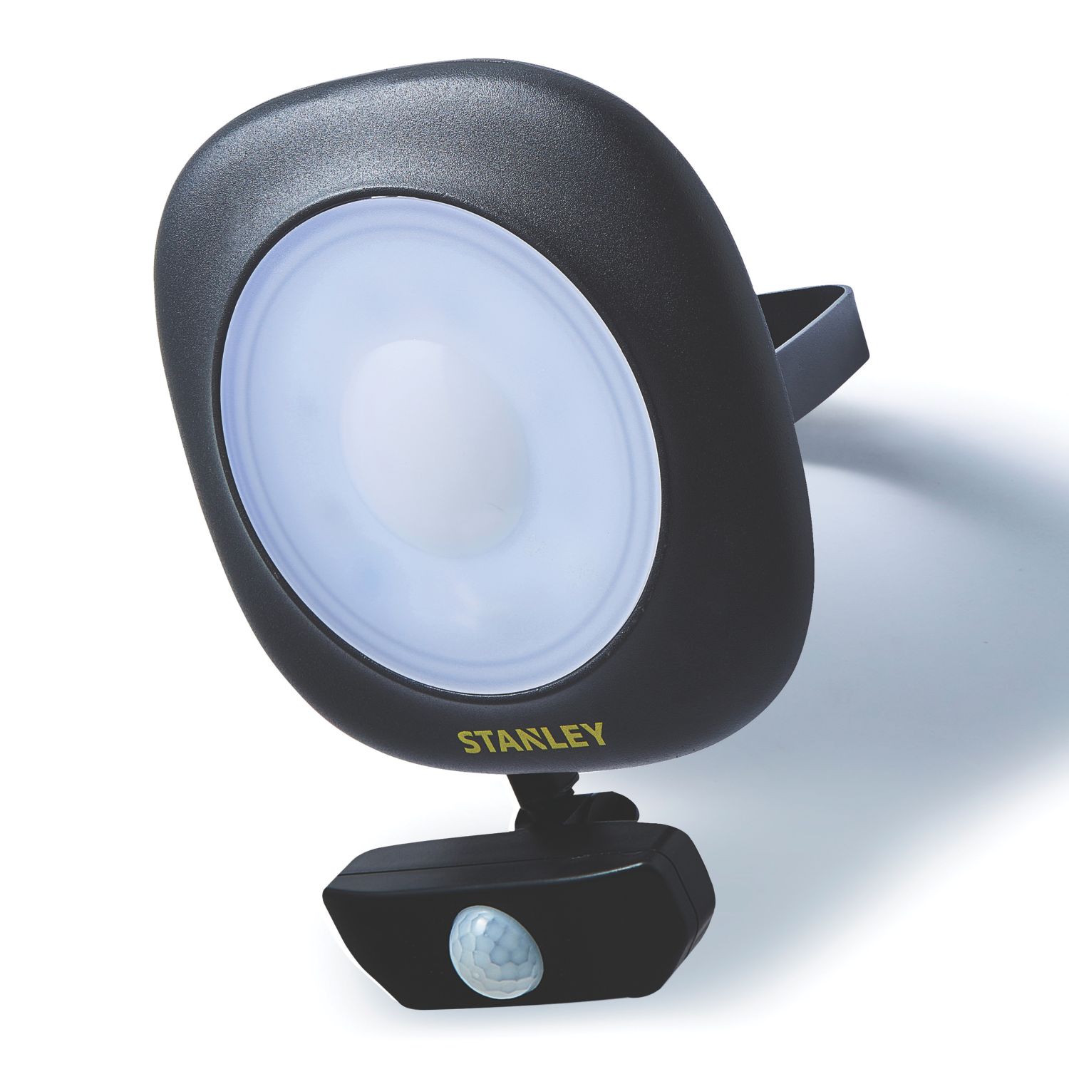 Stanley Outdoor LED Slimline Floodlight With PIR Sensor Black 50W 3500lm (587VH)
