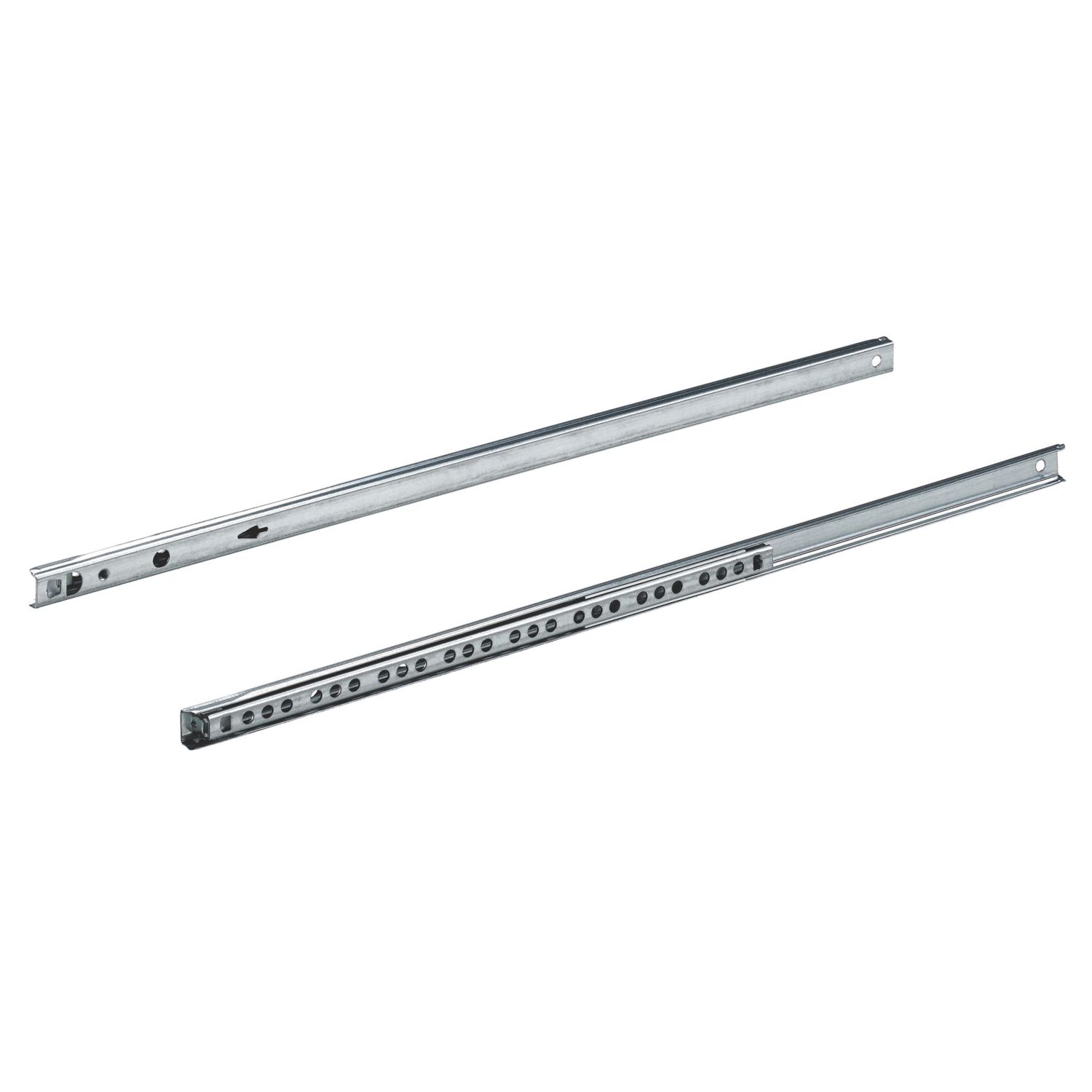 Essentials Steel Self-Closing Ball Bearing Drawer Runners 400mm 2 Pack (587VN)