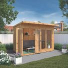 Mercia Maine 9' 6" x 6' (Nominal) Pent Timber Summerhouse
