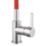 Piasa   Pull-Out Spray Mixer Kitchen Tap Chrome & Red