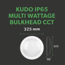 4lite KUDO LED Wall/Ceiling Light Bulkhead  White 18W 1700lm
