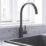 Refurb Swirl Elbe Tap Matt Black