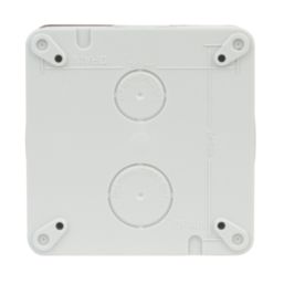 Hager Sollysta WXPPS12 IP66 10AX 1-Gang 1-Way Weatherproof Outdoor 2-Way Switch