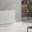 Reina Elips Double 600mm x 1140mm 4550BTU White Horizontal Designer Radiator