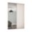 Spacepro Classic 2-Door Sliding Wardrobe Door Kit Cashmere Frame Cashmere / Mirror Panel 1793mm x 2260mm