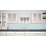 Splashwall  Bathroom Splashback Gloss Mist 1200mm x 2420mm x 4mm