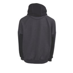 Apache Kingston Hooded Sweatshirt Grey/Black 2X Large 27" Chest