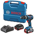 Bosch GSB 18V-55 18V 2 x 5.0Ah Li-Ion Coolpack Brushless Cordless Combi Drill