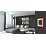 British General Evolve 2-Gang 2-Way LED Double Master Touch Trailing Edge Dimmer Switch  Copper with Black Inserts