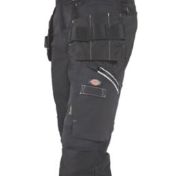Dickies Holster Universal FLEX  Work Trousers Black 36" W 30" L