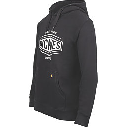 Dickies Rockfield Sweatshirt Hoodie Black X Large 41-43" Chest