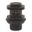 Highlife Bathrooms Slotted Pop Up Mini Basin Waste Matt Black 60mm