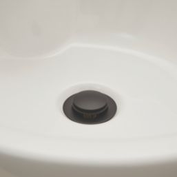 Highlife Bathrooms Slotted Pop Up Mini Basin Waste Matt Black 60mm