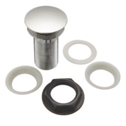 Highlife Bathrooms Unslotted Pop Up Domed Basin Waste Chrome 60mm