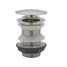 Highlife Bathrooms Unslotted Pop Up Domed Basin Waste Chrome 60mm