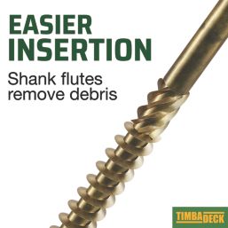 TimbaScrew  Hex Flange Thread Cutting Timber Screws 6.7mm x 200mm 50 Pack