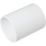 FloPlast  Straight Couplers 40mm x 40mm White 5 Pack