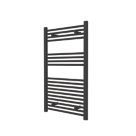 Refurb Flomasta 1000mm x 600mm 1760BTU Black Flat  Towel Radiator