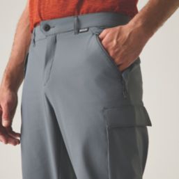 Regatta Anti Insect Travel Light Cargo Trousers Dark Storm 38" W 31" L