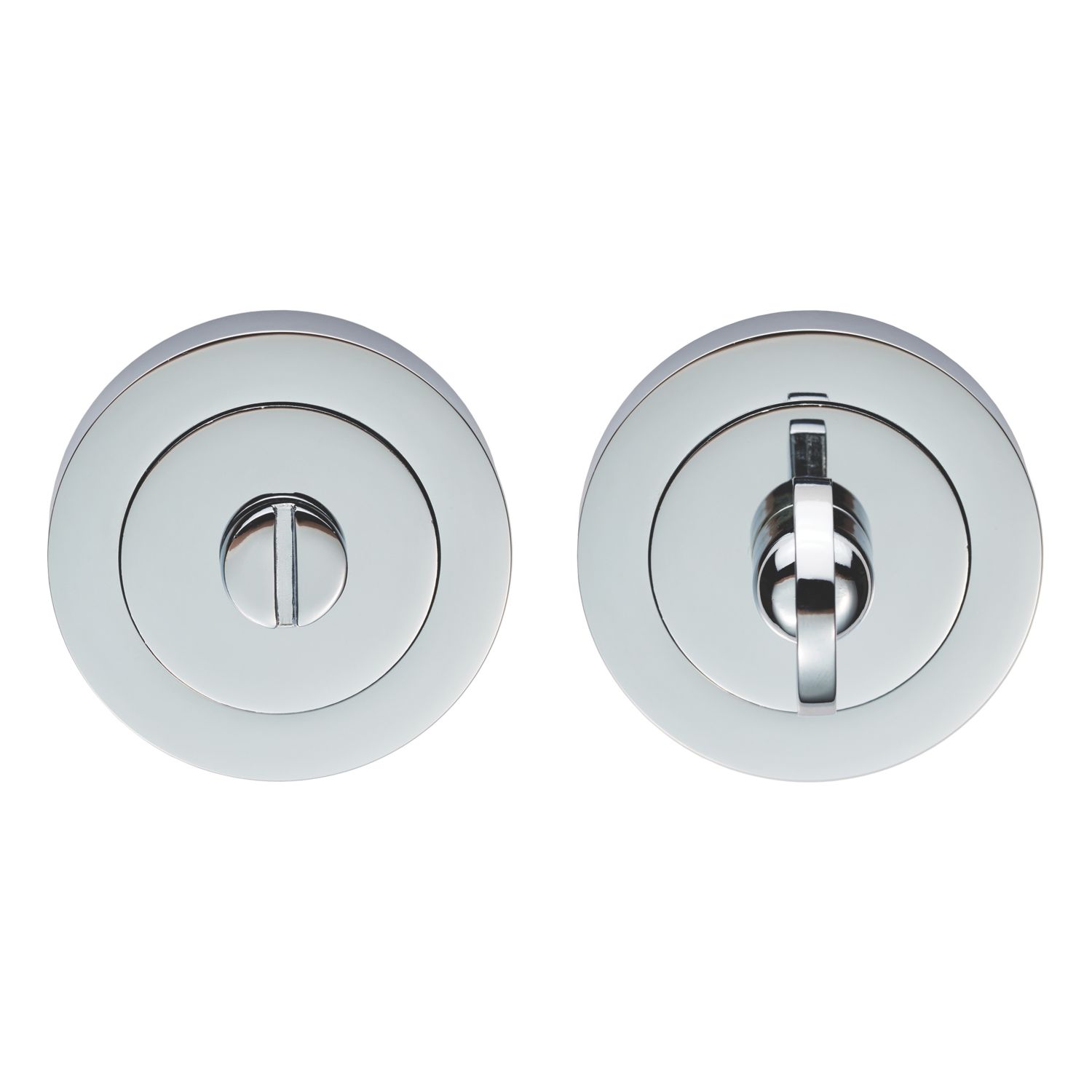 Carlisle Brass Standard WC Thumbturn Set Polished Chrome 50mm (589JA)