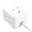Masterplug 13A 3-Gang Unswitched Surge-Protected Extension Lead + 3A 2-Outlet Type C USB Charger Matt White 2m