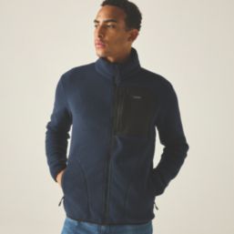 Regatta Frankie Full Zip Fleece Navy/Black  Medium 39-40" Chest