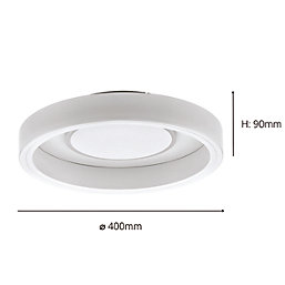 Eglo Remidos LED Ceiling Light White 5W 2200lm