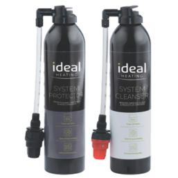 Ideal Heating 222706 Central Heating System Protection Set 600ml 2 Pieces -  Screwfix