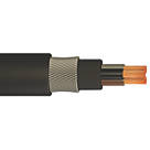 Time 6943X Black 3-Core 1.5mm² Armoured Cable 25m Coil