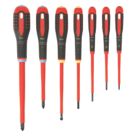 Bahco  Mixed  VDE Screwdrivers 7 Piece Set