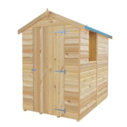 Shire  6' x 4' (Nominal) Apex Shiplap T&G Timber Shed