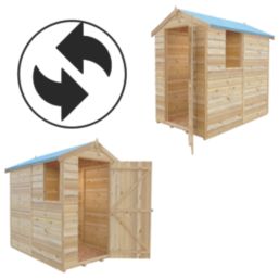 Shire  6' x 4' (Nominal) Apex Shiplap T&G Timber Shed