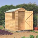 Shire  6' x 4' (Nominal) Apex Shiplap T&G Timber Shed