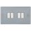 British General  20A 16AX 4-Gang 2-Way Metal Clad Light Switch