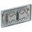 British General  20A 16AX 4-Gang 2-Way Metal Clad Light Switch