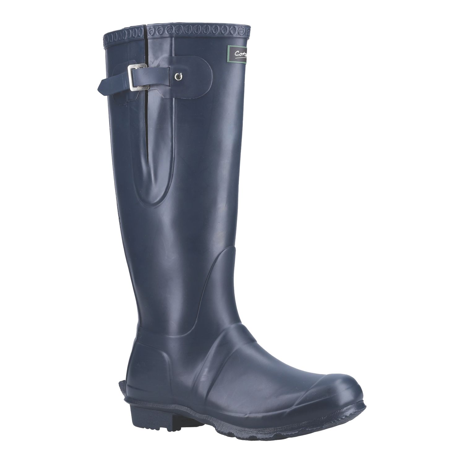 Cotswold Windsor Tall Size 6 Womens Navy Non Safety Wellies (589XM)