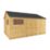 Mercia Modular 14' x 10' (Nominal) Reverse Apex Shiplap T&G Timber Workshop