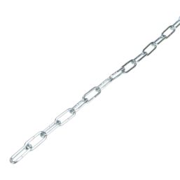 Essentials Welded Matt Silver Chain 5mm x 10m
