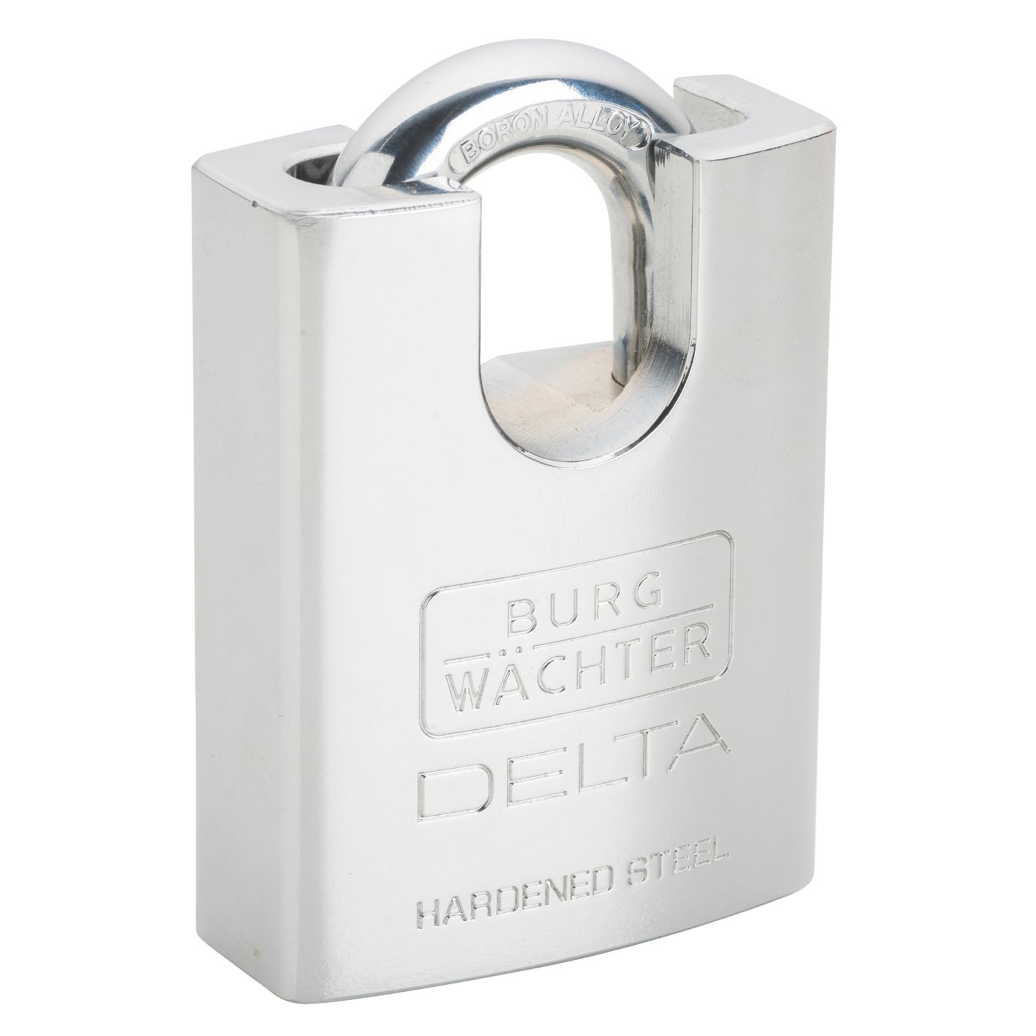 Burg-Wachter Sapphire Steel Weatherproof Closed Shackle Laminated Padlock 60mm (589YY)