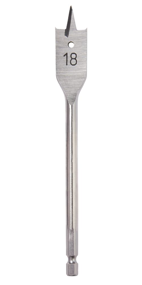 Flat Wood Drill Bit 18 x 152mm Screwfix