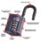 Squire  Water-Resistant  Combination  Padlock Blue 40mm