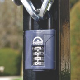 Squire  Water-Resistant  Combination  Padlock Blue 40mm