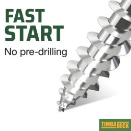 TimbaScrew  TX Wafer Thread Cutting Timber Screws 6.7mm x 100mm 50 Pack