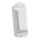 Knightsbridge  1-Module Grid Blanking Plate Matt White