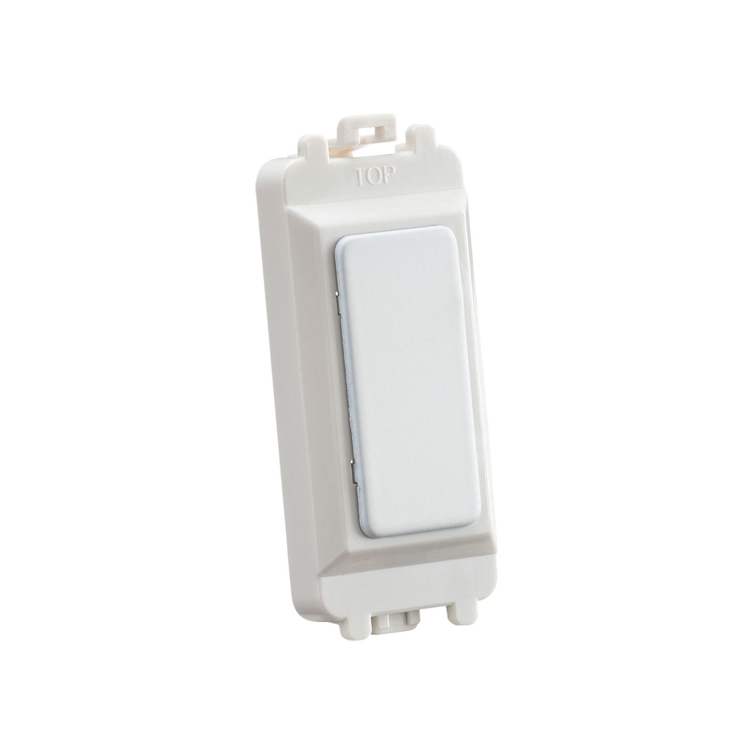 Knightsbridge 1-Module Grid Blanking Plate Matt White (590CR)