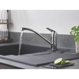Bristan Cinnamon Monobloc Kitchen Sink Mixer Taps Chrome-Plated 1 Pair