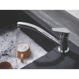 Bristan Cinnamon Monobloc Kitchen Sink Mixer Taps Chrome-Plated 1 Pair
