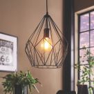Eglo Carlton Pendant Light Black